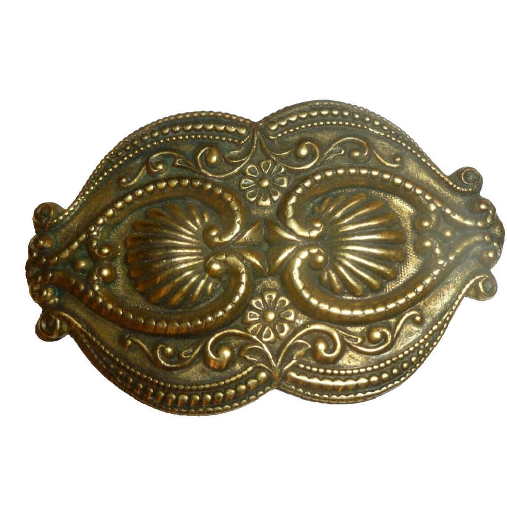 Vintage Brooch Gold Tone Antiqued Pin‎ Figural